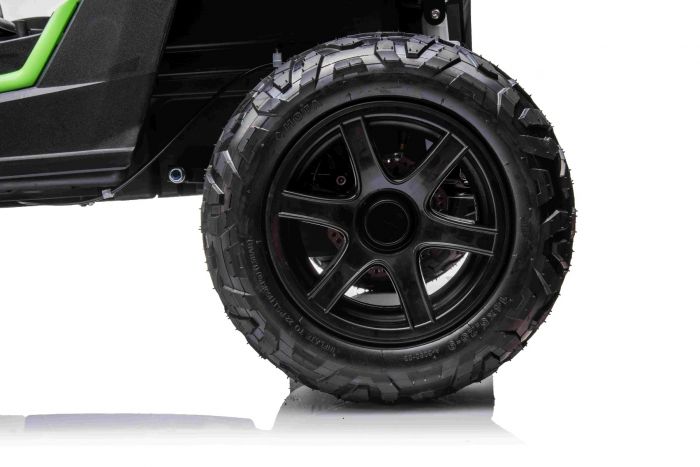 UTV electric pentru copii mari Perfecta XXL, 2 locuri cu sarcina pana la 100kg si viteza max 15km/h (032) Verde - Autokids.ro - poza 3