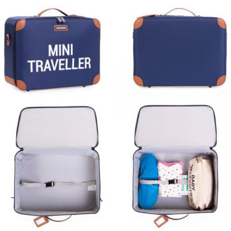 Valiza pentru copii Childhome Mini Traveller Bleumarin - poza 4