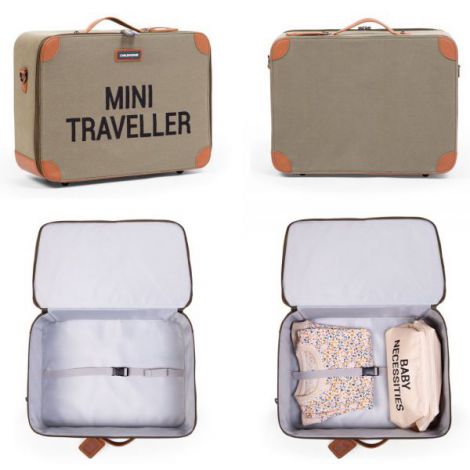 Valiza pentru copii Childhome Mini Traveller Kaki - poza 4