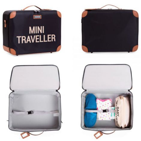 Valiza pentru copii Childhome Mini Traveller Negru - poza 4