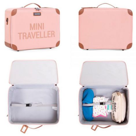 Valiza pentru copii Childhome Mini Traveller Roz - poza 2