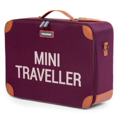 Valiza pentru copii Childhome Mini Traveller Visiniu - poza 3