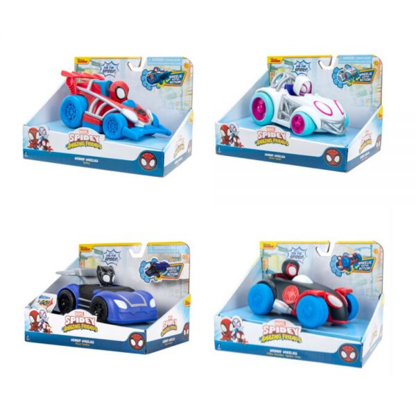 Vehicul cu catapulta si figurina Paienjenelul Marvel, diverse modele - poza 3