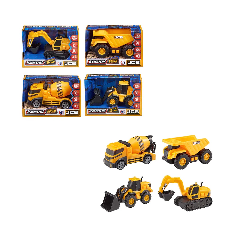 Vehicul de constructii cu sunete si lumini HTI Teamsterz diverse modele - poza 2