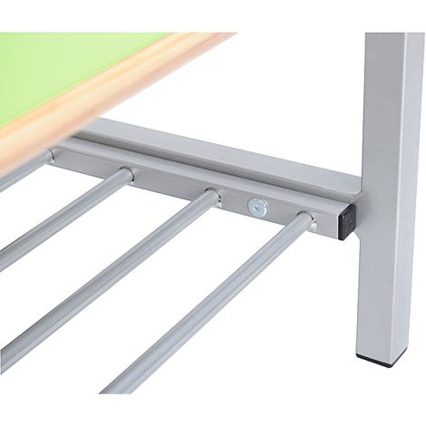 Vestiar Flexi cu bancuta, pentru 4 copii - albastru, masura 3, sezut 26 cm H - poza 2