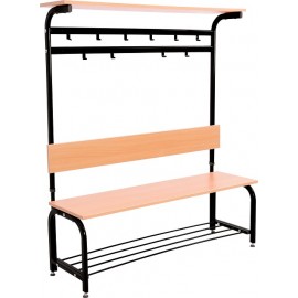 Vestiar Gradinita - Inaltime Ajustabila – Negru