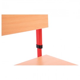 Vestiar Gradinita - Inaltime Ajustabila – Rosu - poza 3