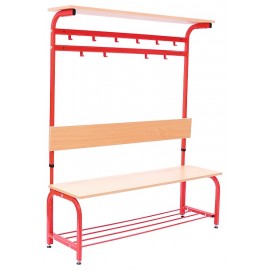 Vestiar Gradinita - Inaltime Ajustabila – Rosu - poza 5