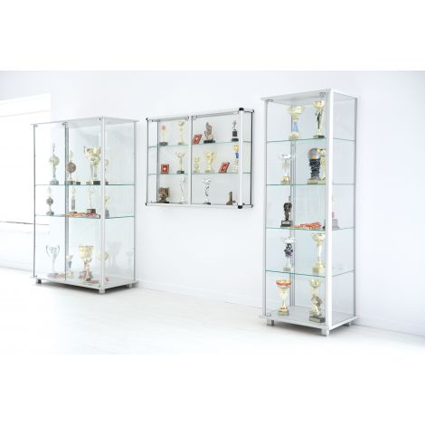 Vitrina mare pentru expunere materiale didactice, instrumentar, trofee - poza 4