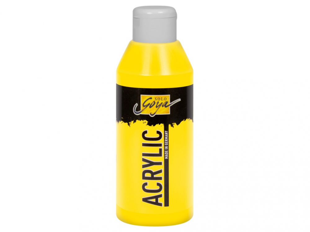 Vopsea acrilica Solo Goya Genuine Yellow, 250 ml