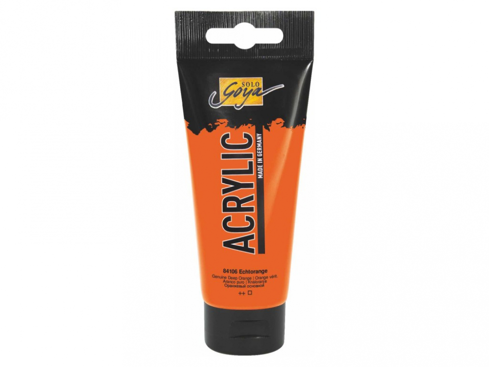 Vopsea acrilica Solo Goya pe baza de apa, diverse culori,100 ml