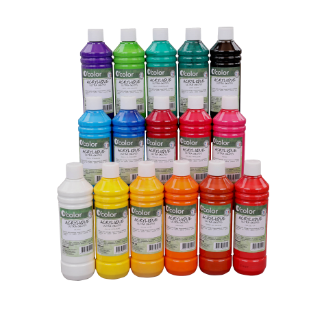 Vopsea acrilica Ultragloss 500 ml Roz - poza 1
