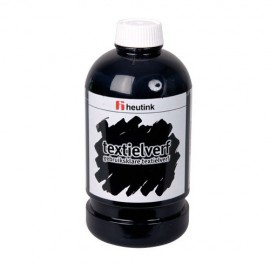 Vopsea pentru tesaturi 500 ml Negru - Heutink