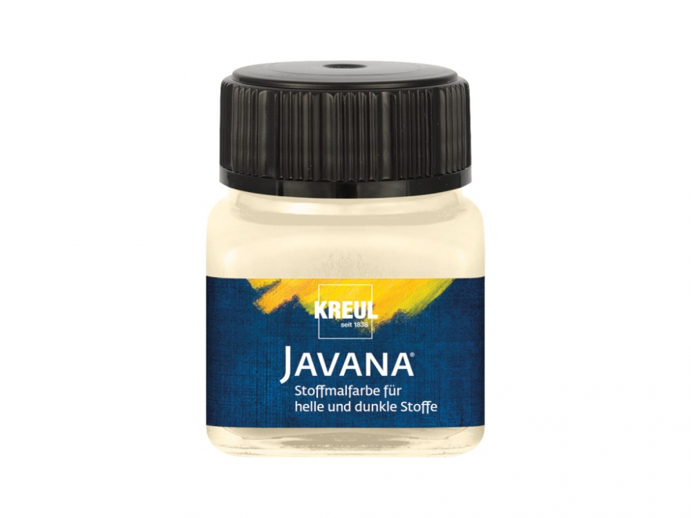 Vopsea pentru textile deschise si inchise la culoare Javana, 20 ml