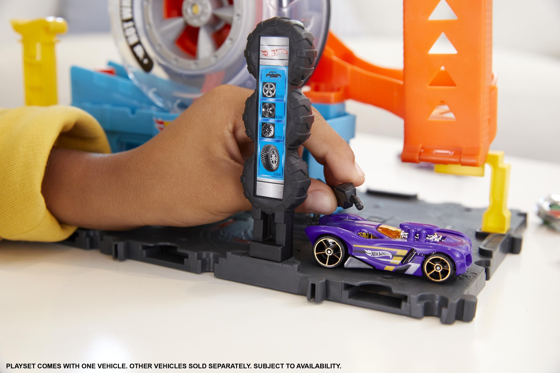 Vulcanizare cu accesorii Hot Wheels City Super Twist Tire Shop - poza 4