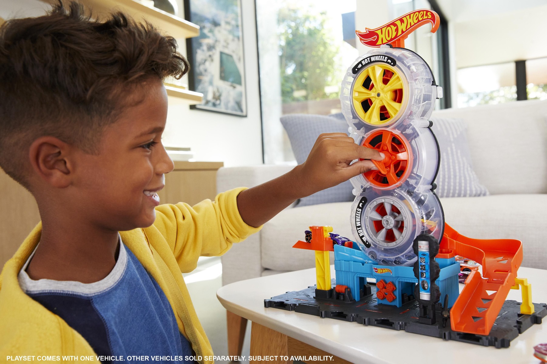 Vulcanizare cu accesorii Hot Wheels City Super Twist Tire Shop - poza 5