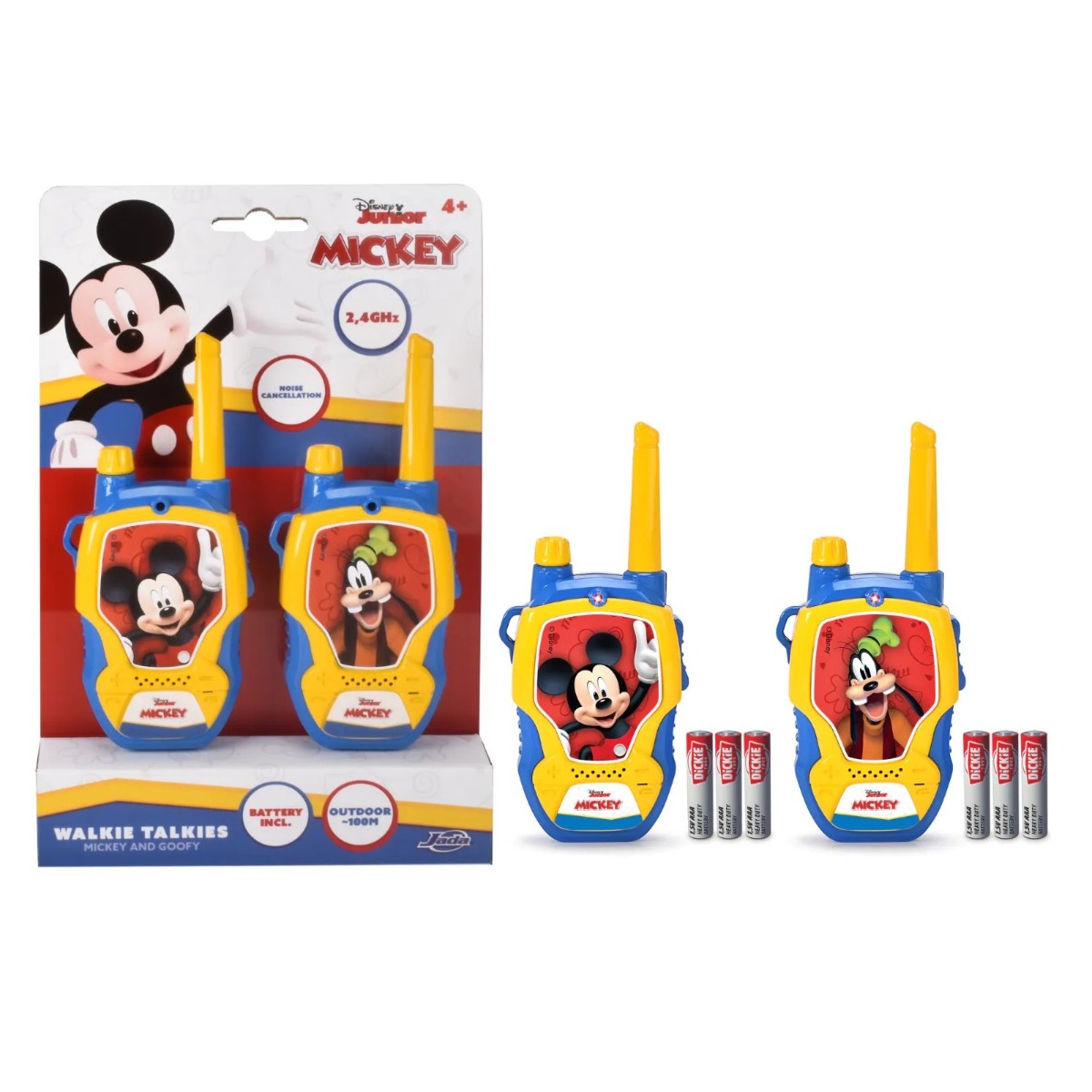 Walkie Talkie Disney Junior Mickey cu anularea zgomotului de fundal Jada - poza 3