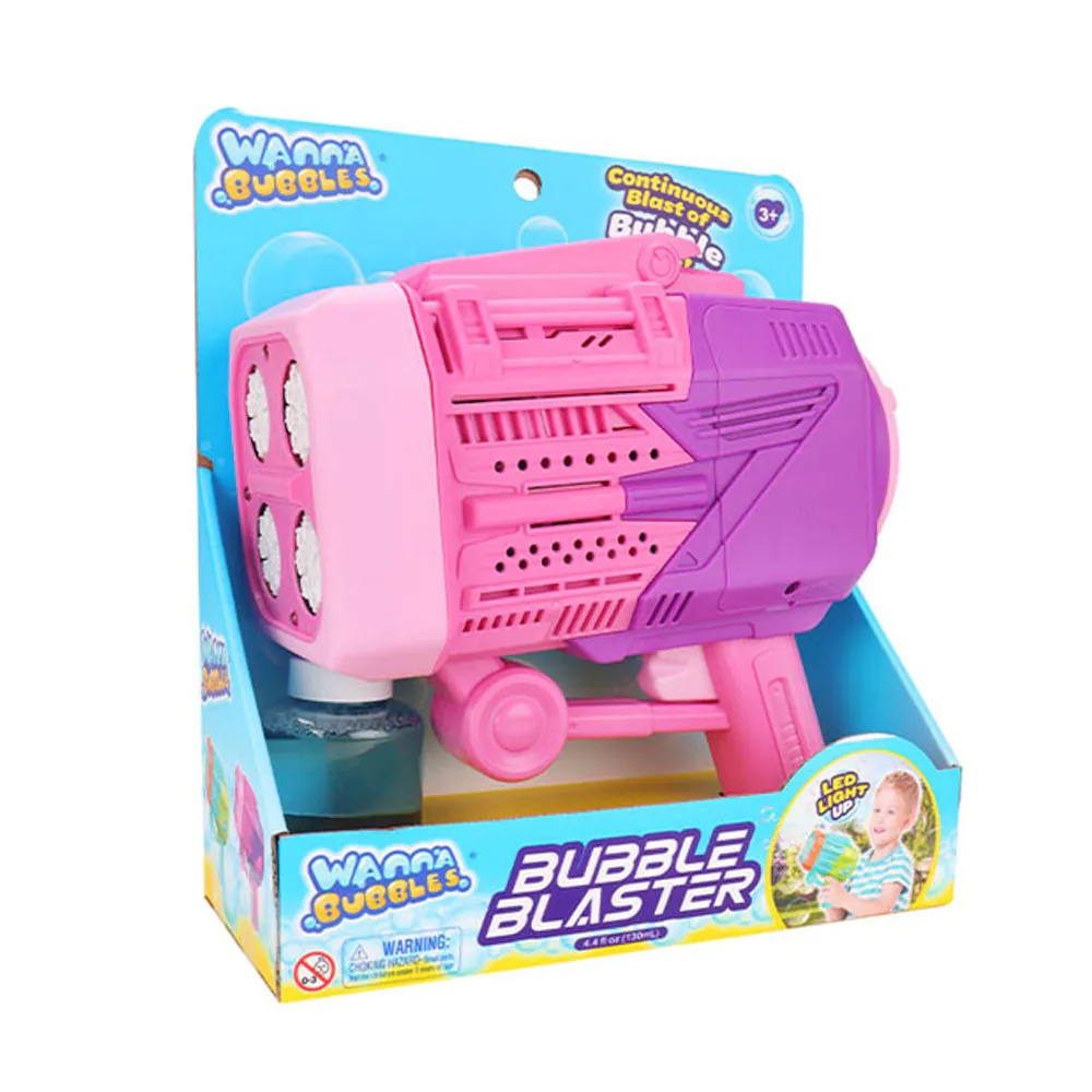 Wanna Bubbles Bazooka pentru Baloane de Sapun cu Lumini LED diverse culori - poza 1