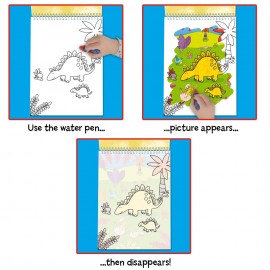 Water magic: carte de colorat dinozauri - poza 3