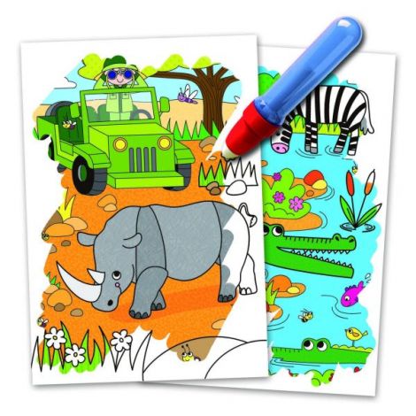 Water magic: carte de colorat safari - poza 3