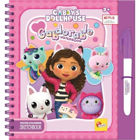 Waterbook: carte de colorat gabbys dollhouse - poza 1