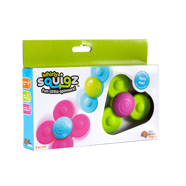 Whirly Squigz - Set 3 moristi senzoriale cu ventuza