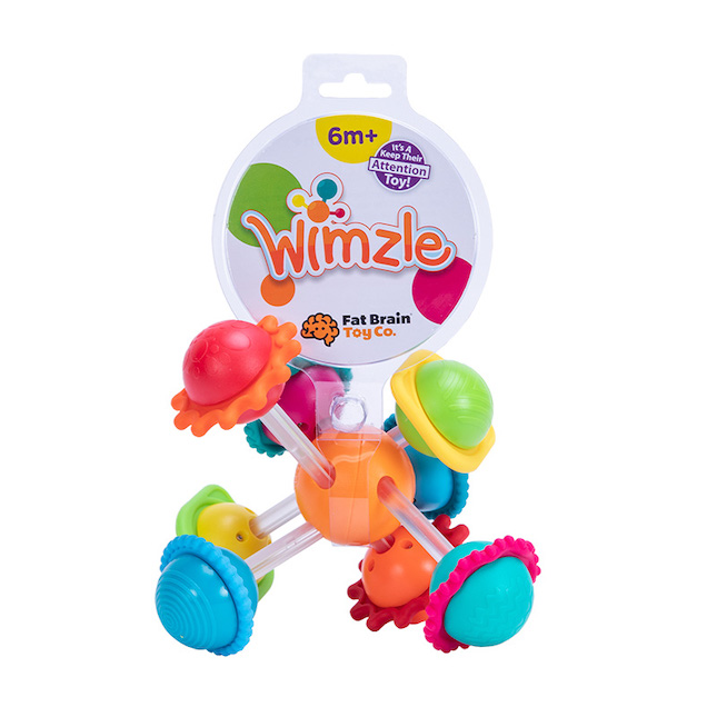 Wimzle - Jucarie senzoriala cu bile rotative multicolore