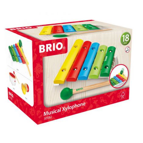 Xilofon din lemn 30182 Brio - poza 3