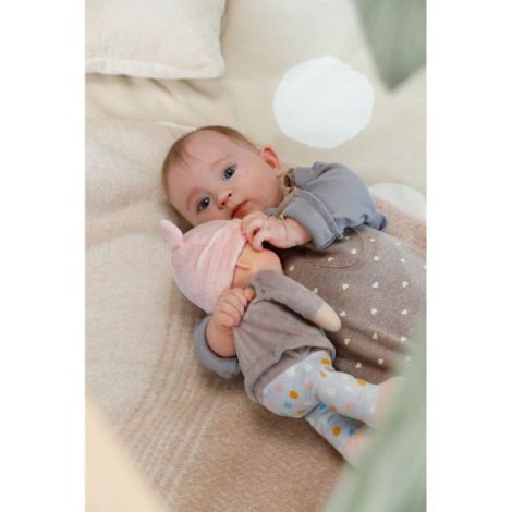Zapf - Baby Annabell Bebelus cu caciulita mov 30 cm - poza 3