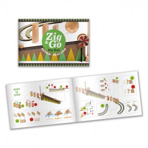 Zig and Go Djeco, set de constructie cu 27 piese, Bila cea mai mare - poza 4