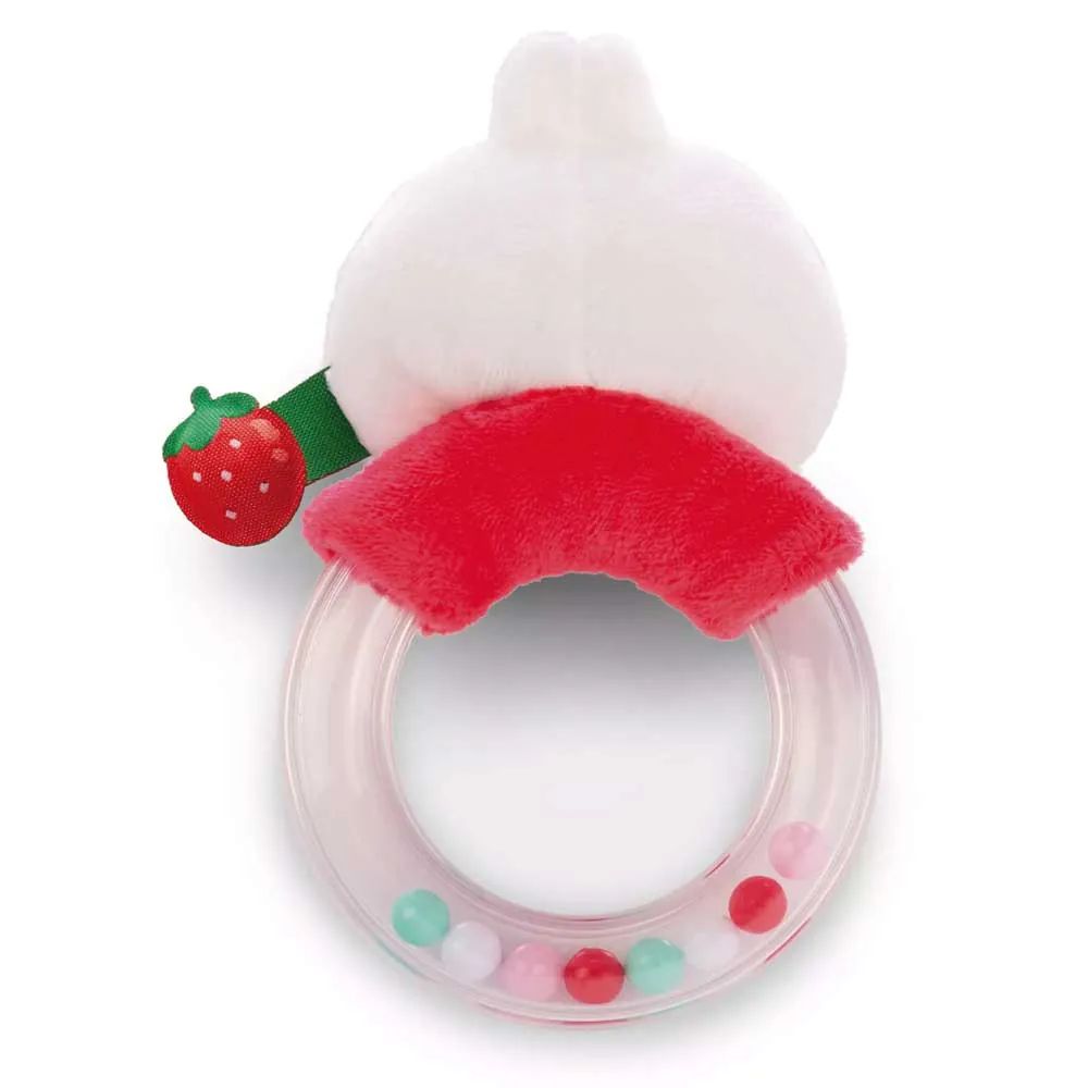 Zornaitoare de plus cu inel Nici Molang 11 cm Iepuras - poza 2