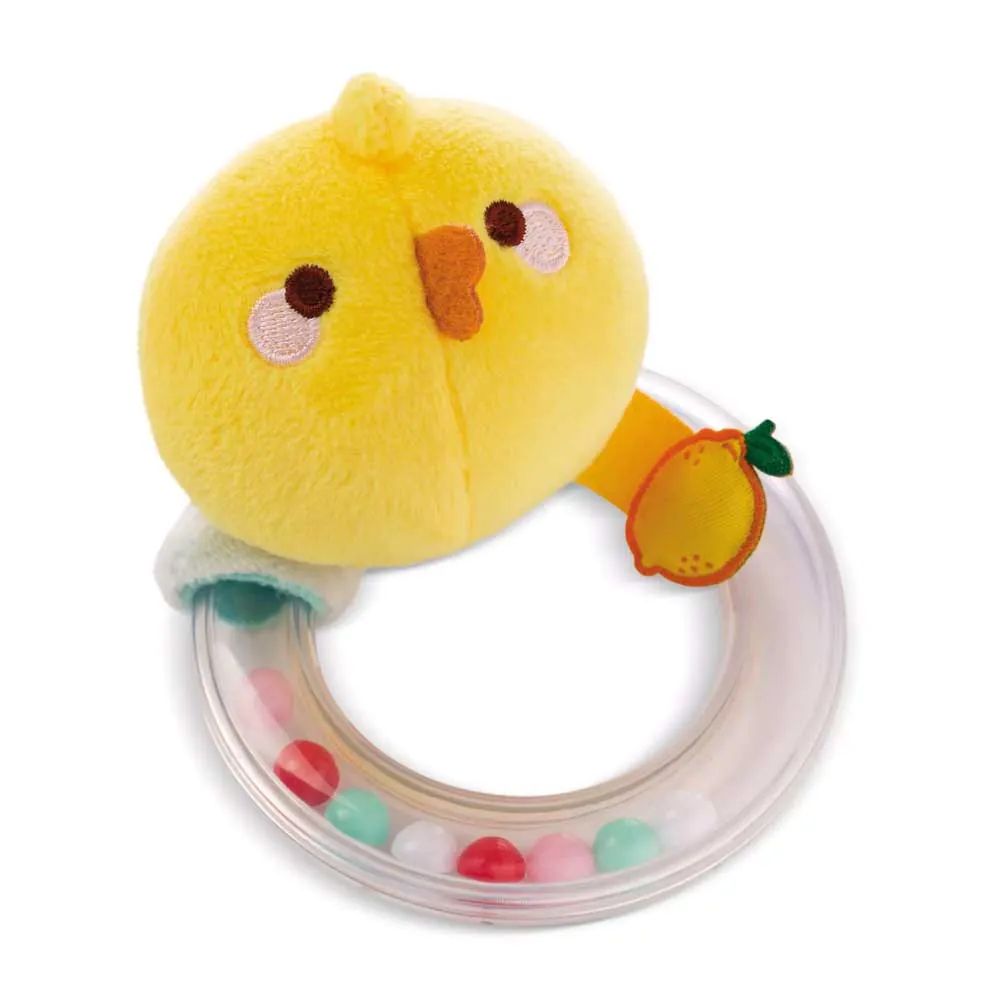 Zornaitoare de plus cu inel Nici Molang 11 cm Ratusca - poza 1