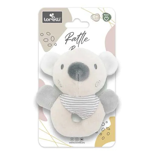 Zornaitoare de plus pentru bebelusi Lorelli Natural Ursulet Bej - poza 2