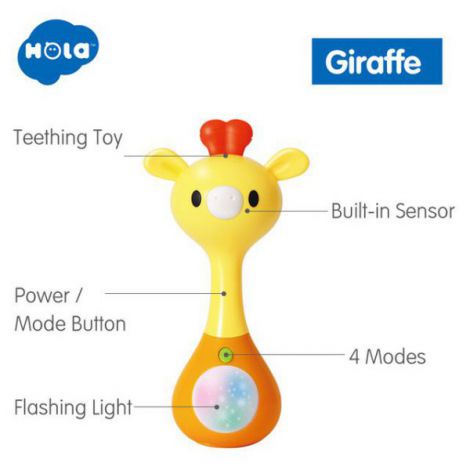 Zornaitoare Girafa Cu Sunete Si Lumini - poza 3