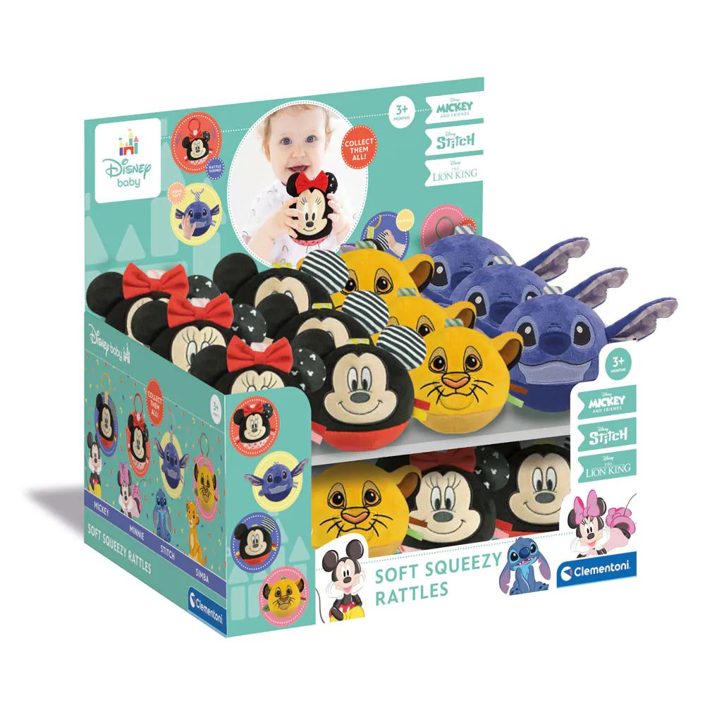 Zornaitoare moale pentru bebelusi Clementoni Baby Disney Ball - poza 4