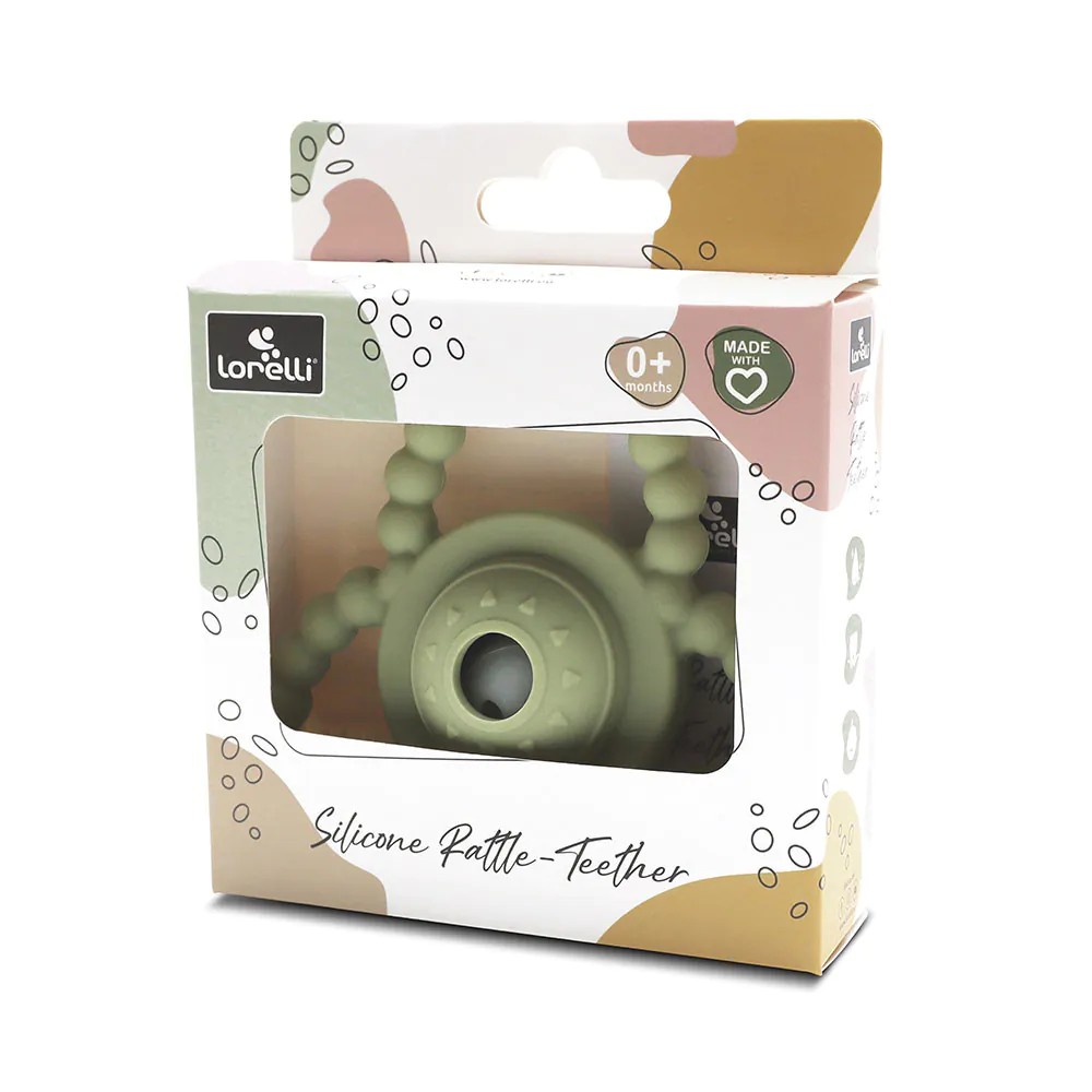 Zornaitoare pentru dentitie Floare Lorelli Baby Care Fresh Green - poza 3